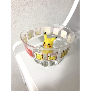 ถ้วยแก้วสำหรับใส่ Icecream และ ของหวาน Pokemon Pikachu พร้อมตัวโมเดล