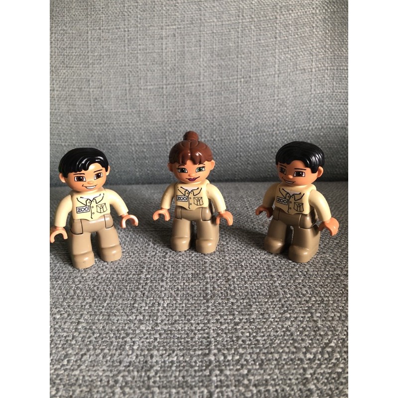 Duplo legoแท้มือสอง ตัวเล่นคนดูแลสวนสัตว์ zookeeper