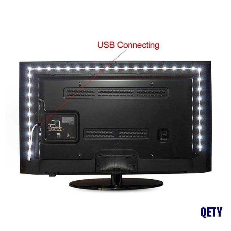 QETY)5V TV LED Backlight USB LED Strip Light Decor Lamp Tape TV Background  Lighting | Shopee Thailand