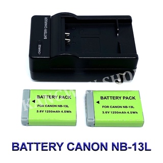 NB-13L / NB13L Battery and Charger For Canon PowerShot G1 X Mark III,G7 X,G7 X Mark II,G9 X,SX720 HS,SX730 HS,SX740 HS