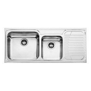 Embedded sink SINK BUILD 2B1D FRA GAX621 RHD SS Sink device Kitchen equipment อ่างล้างจานฝัง ซิงค์ฝัง 2หลุม 1ที่พักขวา F