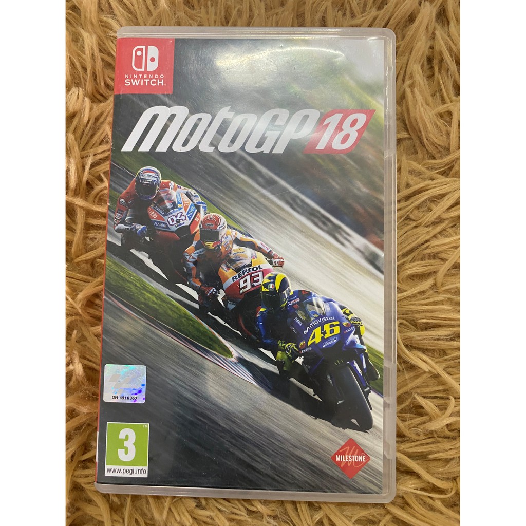 (มือ2) Nintendo Switch : MotoGP 18 แผ่นเกม มือสอง สภาพดี