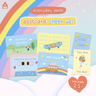 allwrite - everyday smile Postcard Cheer up