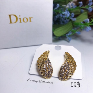 ต่างหูปีกหงส์ สวยเรียบหรูมากๆค่ะ ราคาเบาๆ 69฿