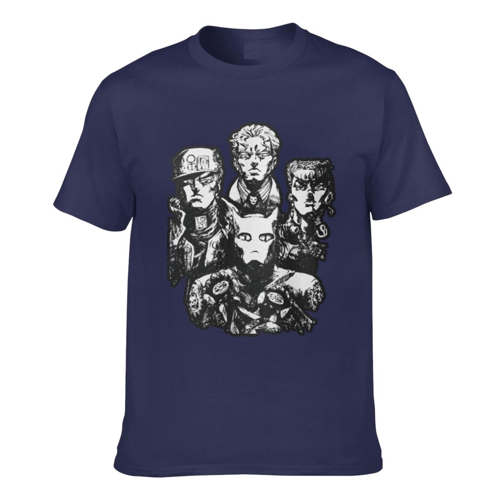 JojoS Bizarre X Queen Bohemian Rhapsody เสื้อยืดแขนสั้นผู้ชาย