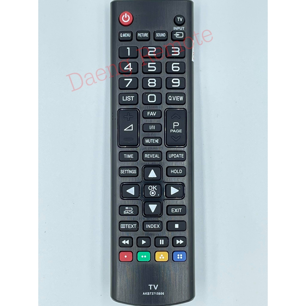 รีโมททีวี  LG รุ่น AKB73975733/AKB73715606/AKB73975775  รีโมทตัวนี้ใช้ได้กับรีโมทสองรุ่น