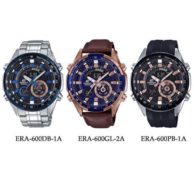 Edifice รุ่น ERA-600DB-1/ ERA-600PB-1AV/ ERA-600GL-1