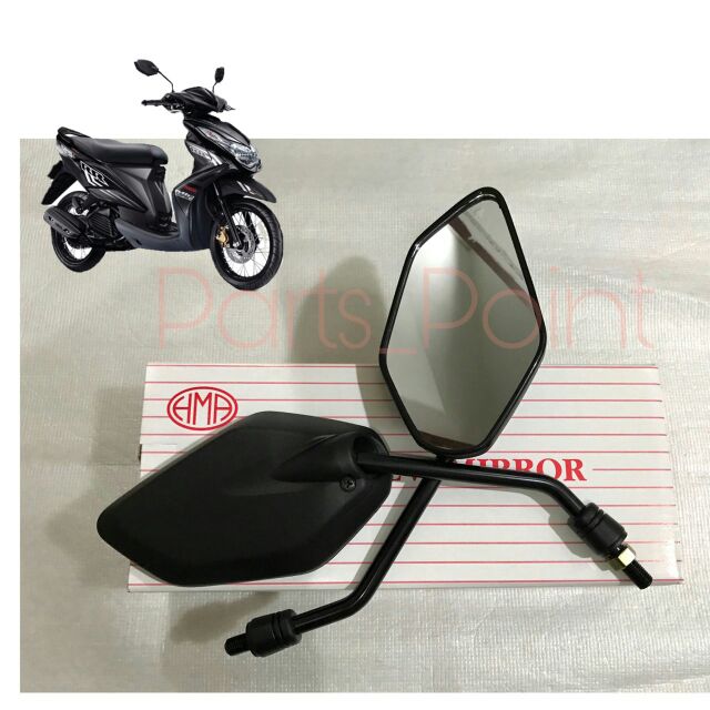 75.กระจก Mio 125 กระจกมองข้างมอเตอร์ไซค์ Yamaha MIO 125 ,TTX ,M-Slaz Exciter N-Max GT125(ราคา 1คู่) 