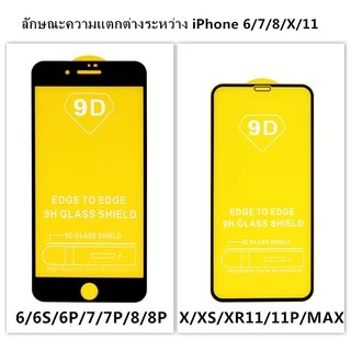 9D🔥ฟิล์มกระจกกันกระแทก🔥ฟิล์มกระจก ใช้สำหรับiPhone 17 Air 16e 6 7 8 Plus XR XS Max 11 12 13 14 15 17 Pro Max Plus Mini SE