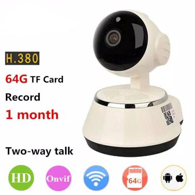 กล้องวงจรปิด SOPHISTICATED IP Camera Mini Wifi V380 Webcam 360 ROTATION ° กล้องซ่อนปลุกเสียงไร้สาย