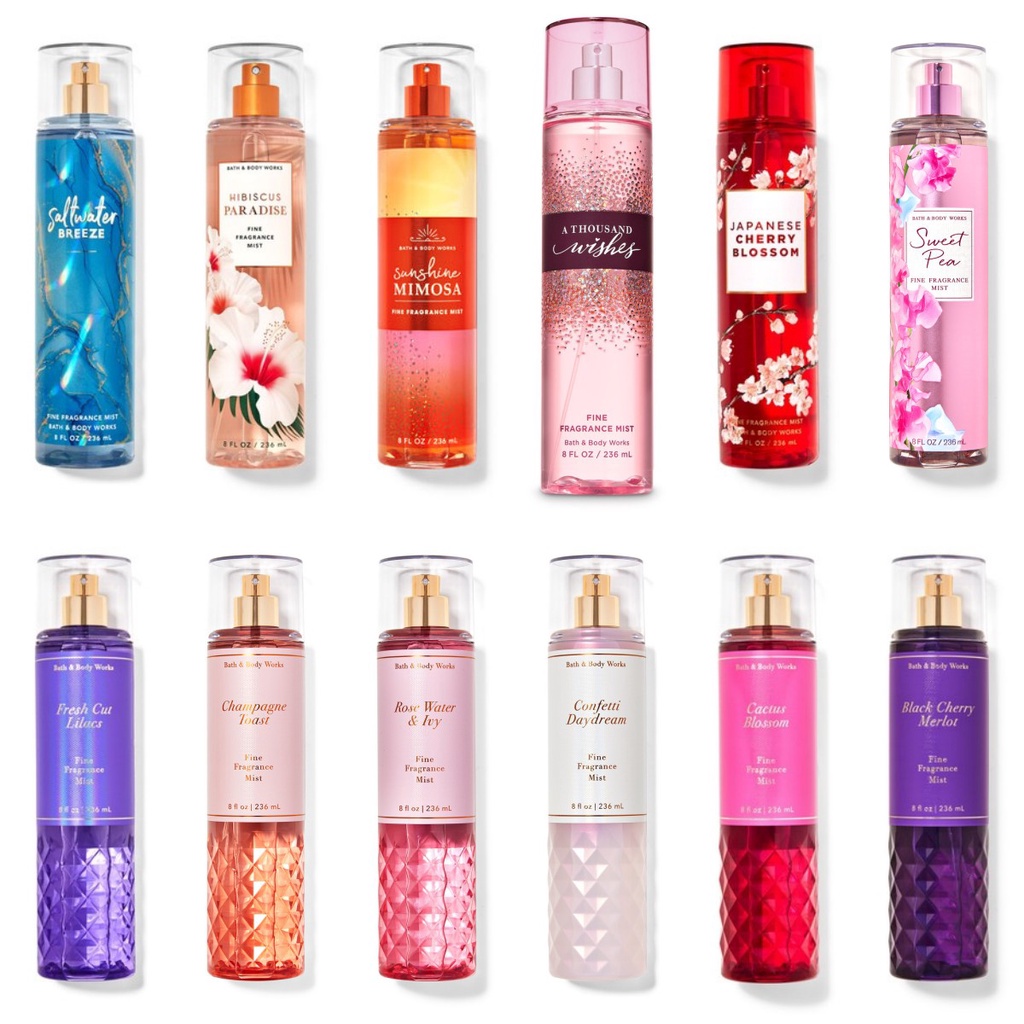 ของเข้าแล้ว!! Set1 Bath and Body Works Fine Fragrance Mist 236ml น้ำหอม