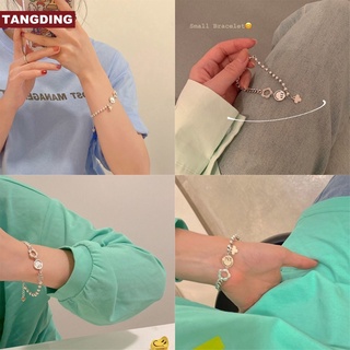 【Cod Tangding】สร้อยข้อมือประดับดอกไม้ขนาดเล็กสําหรับผู้หญิง