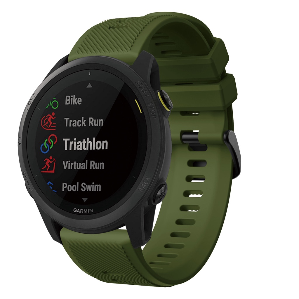 สายนาฬิกาข้อมือซิลิโคนสําหรับ Garmin Forerunner 745