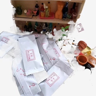 10 pcs 1:12 Dollhouse Miniature อุปกรณ์เสริม Blind กระเป๋า Dollhouse ของเล่นของขวัญทหารผลิตภัณฑ์สำเร็จรูป 1/6 3 ปี PVC