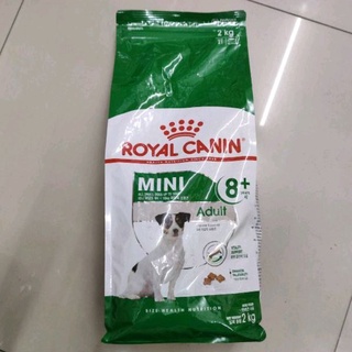 Royal Canin Mini Adult 8+ 2kg. สุนัขพันธ์เล็ก อายุ 8 ปี