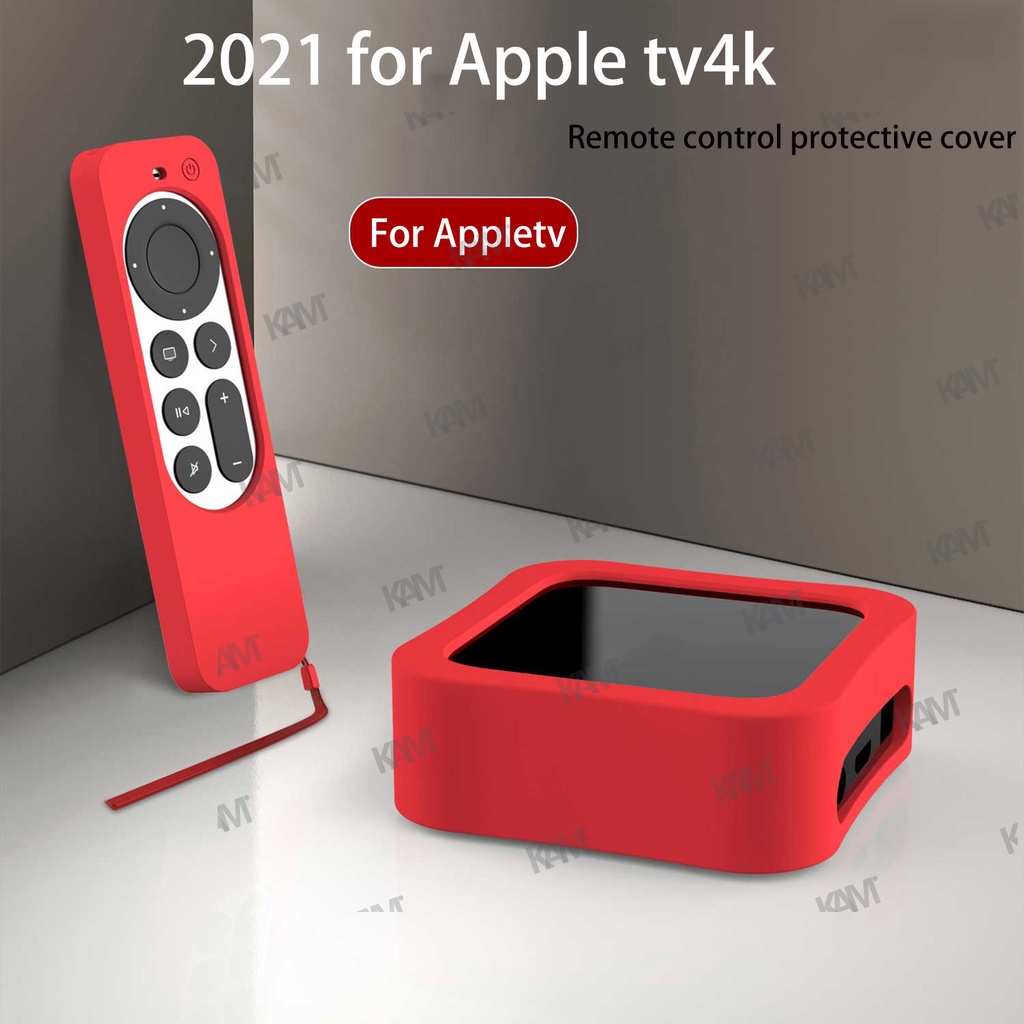 เคสซิลิโคน กันน้ํา กันฝุ่น สําหรับรีโมทคอนโทรล Apple TV Siri 4K 2021