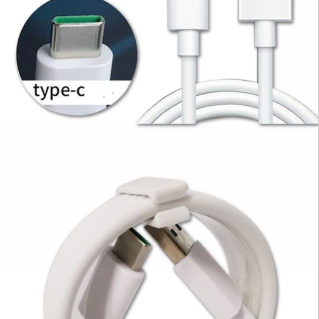 สายชาร์จ Type-C OPPO VOOC TYPE-C Cable DL129 จากศูนย์ oppo 100%