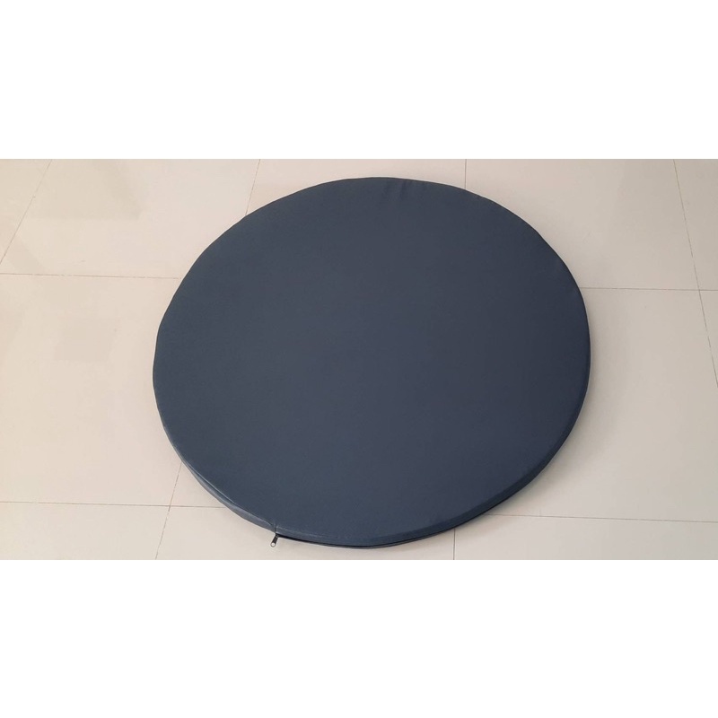 เบาะสั่งตัด ทรงกลม ขนาด55*55 ซม หนา2" แจ้งสีหนังในแชท