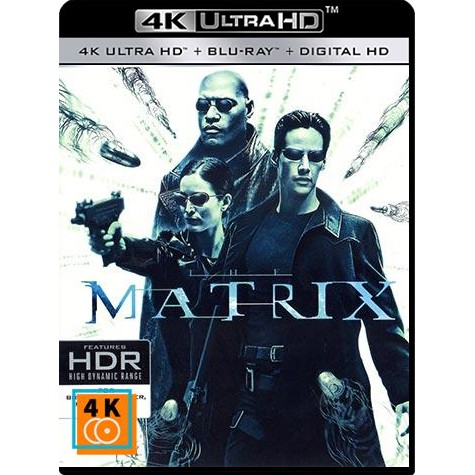 หนัง 4K UHD: The Matrix (1999) แผ่น 4K จำนวน 1 แผ่น