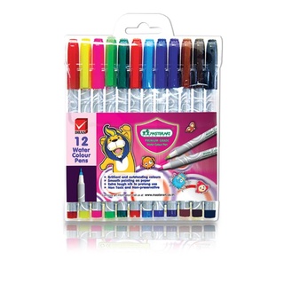มาสเตอร์อาร์ตปากกาสีเมจิก 12 สี ใช้สำหรับวาดภาพ​ ระบายสี​ ตัดเส้นแล้วเขียนข้อความ