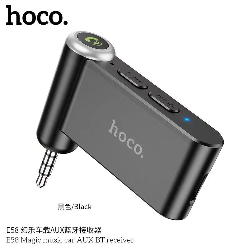Hoco  E58 /E62 BT V5.0 อุปกรณ์รับสัญญาณบลูทูธ Car Bluetooth  (ของแท้ 100%)