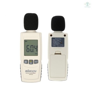 KKmoon เครื่องวัดระดับเสียงดิจิทัล สำหรับวัดเครื่องดนตรี หน้าจอ LCD 30-130dB