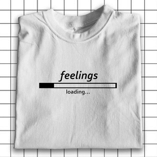 Fy FEELIN LOADING PRINTED เสื้อยืดแขนสั้น ทรงหลวม พิมพ์ลาย คุณภาพสูง สไตล์ฮิปฮอป สําหรับผู้ชาย และผู้หญิง