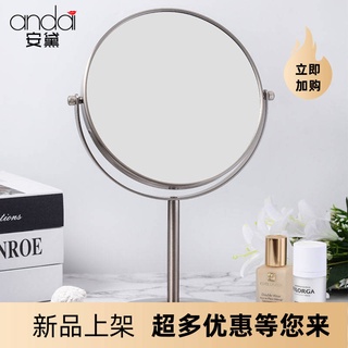 Makeup Mirror European -สไตล์ Retro Princess HD Glass Princess Mirror