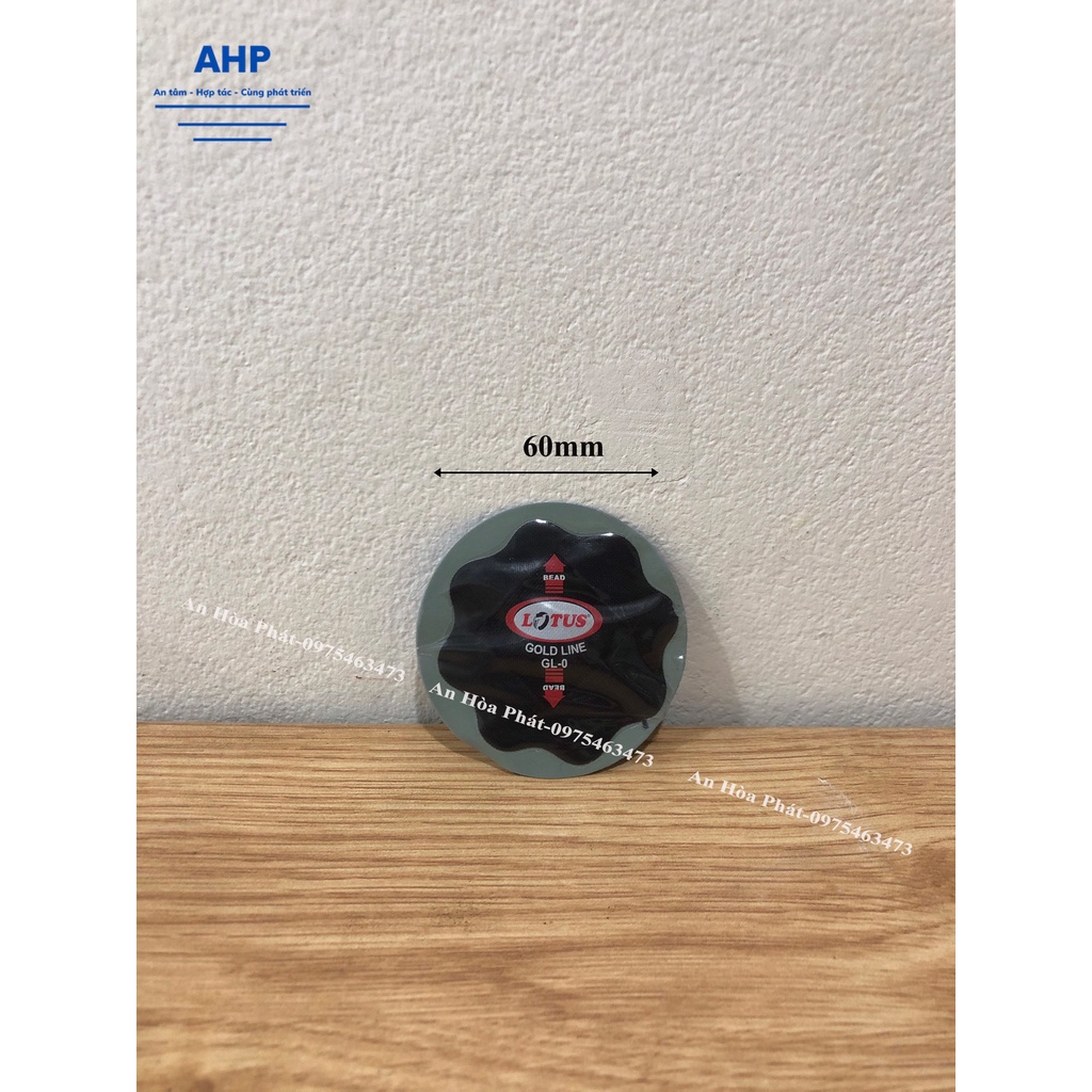 แผ่นแปะผ้าใบแบบกล่อง 25 ชิ้นสําหรับยางแบบไม่มียางใน -Lotus-India GL-0-60mm.