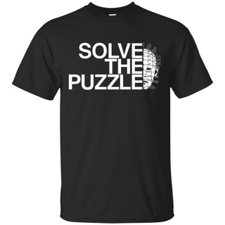 เสื้อยืดผ้าฝ้ายพิมพ์ลาย เสื้อยืดคอกลมเสื้อยืดผ้าฝ้าย 100% พิมพ์ลาย Solve The Puzzle Pinhead Er Halloween Horror Movie ผ้