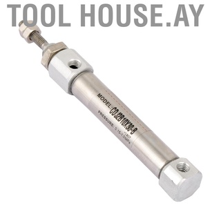 【Tool House.ay】 กระบอกอากาศ สเตนเลส นิวเมติก CDJ2B10-30B เส้นผ่าศูนย์กลาง 10 มม. 30 มม. สองจังหวะ