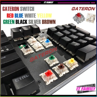 สวิตซ์คีย์บอร์ด (Keyboard Switch) Gateron Switch 3 Pin SMD LED Red/Blue/Brown/White/Yellow/Black/Green Switch