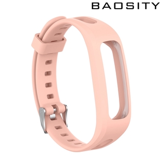 ( Baosity ) สายรัดข้อมือซิลิโคนสีขาวสําหรับ Huawei 4 Running Band 3e Band 4e