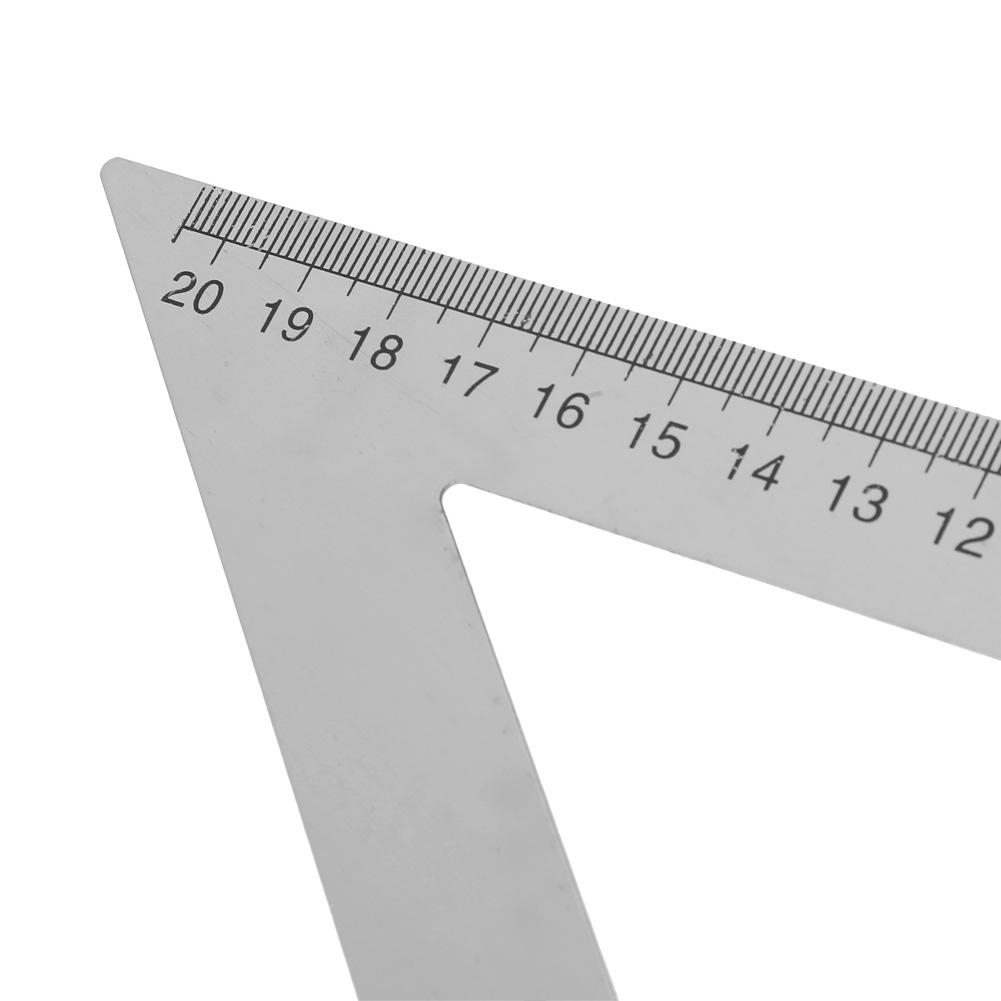 Meter Aluminum 9in Horizontal Angle Alloy Ruler / 7 Triangle Triangle ...