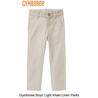 Boys Khaki Linen Pants แบรนด์ Gymboree พร้อมส่ง