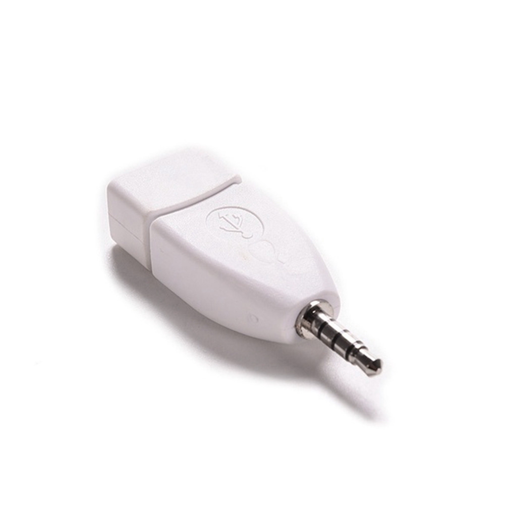อะแดปเตอร์แปลงเสียงสเตอริโอ Male to USB 2.0 Female AUX Plug 3.5 มม. #6