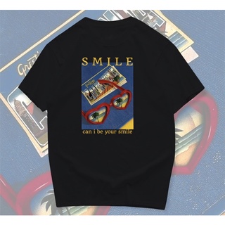 เสื้อยืดลาย smile (แว่น)