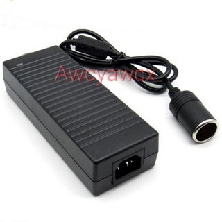 อะแดปเตอร์ซ็อกเก็ตที่จุดบุหรี่ในรถยนต์ AC 100V-240V DC 12V 10A 8A 7A 5A