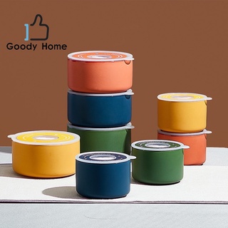 Goody Home ชามเซรามิคพร้อมฝาปิด บรรจุอาหาร ขนม