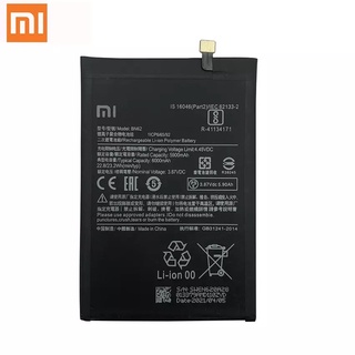 แบตเตอรี่โทรศัพท์สำหรับ Xiaomi BN62  POCO M3 Redmi หมายเหตุ9 4G 9T 6000mAh เปลี่ยนแบตเตอรี่ Bateria+ฟรีเครื่องมือ