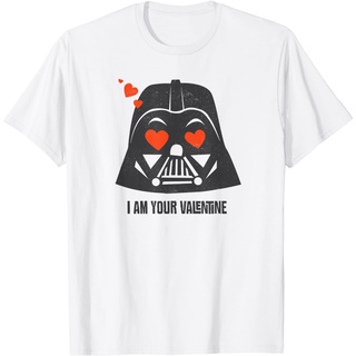 เสื้อยืด พิมพ์ลาย Star Wars Darth Vader I Am Your Valentine สําหรับผู้ชาย