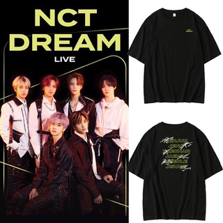 คอลูกเรือPre เสื้อยืด NCT DREAM Beyond LIVE FANMADES-5XL