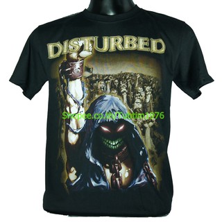 เสื้อวง Disturbed เสื้อยืดวงดนตรีร็อค เสื้อวินเทจ ดิสเทิร์บ DTB775