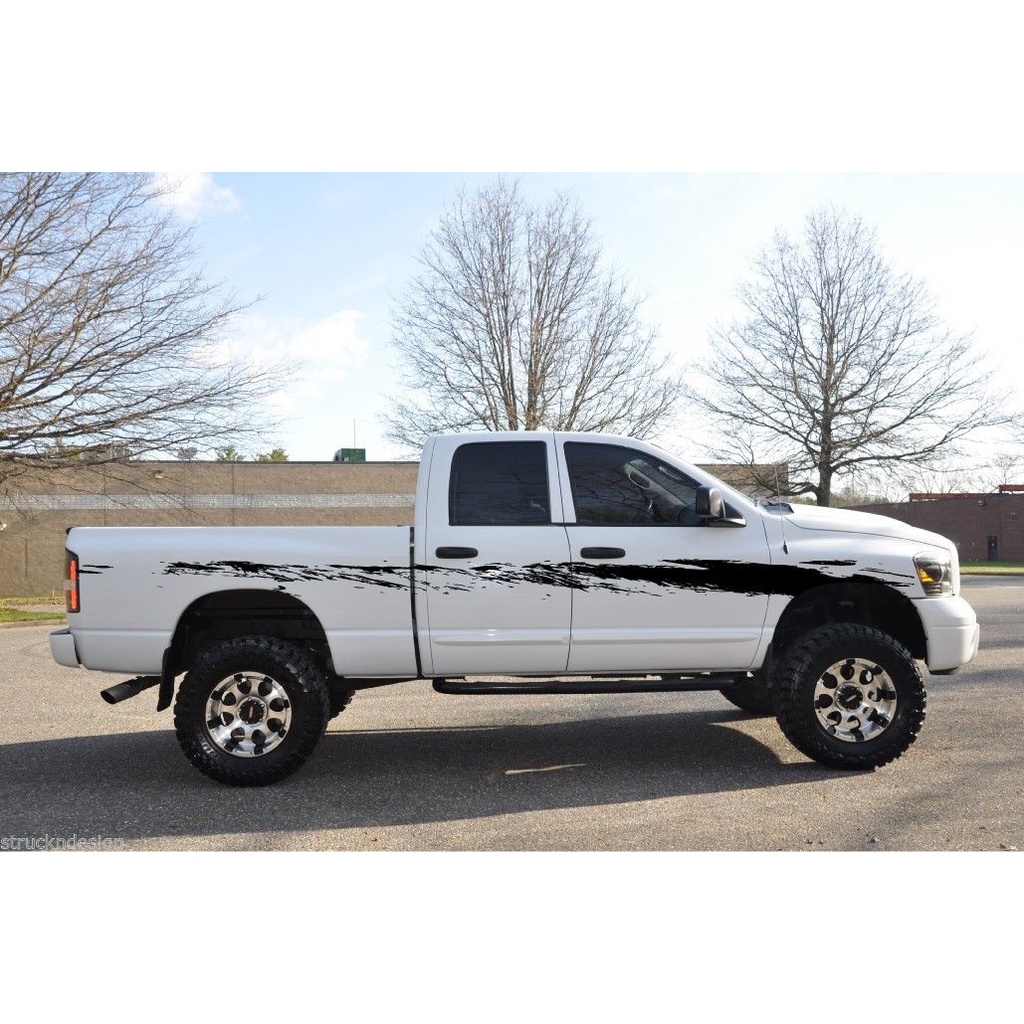 สติกเกอร์ ลายกราฟฟิค Van 4x4 สําหรับติดตกแต่งรถบรรทุก SUV 2 ชิ้น