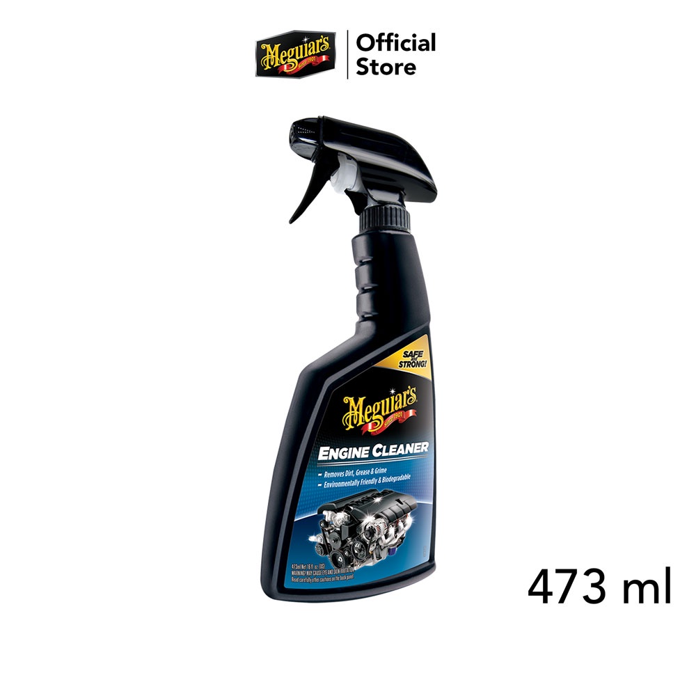 Meguiar's G14816 Engine Cleaner น้ำยาล้างห้องเครื่องยนต์ ขนาด 473 มิลลิลิตร น้ำยาทำความสะอาดห้องเครื่อง