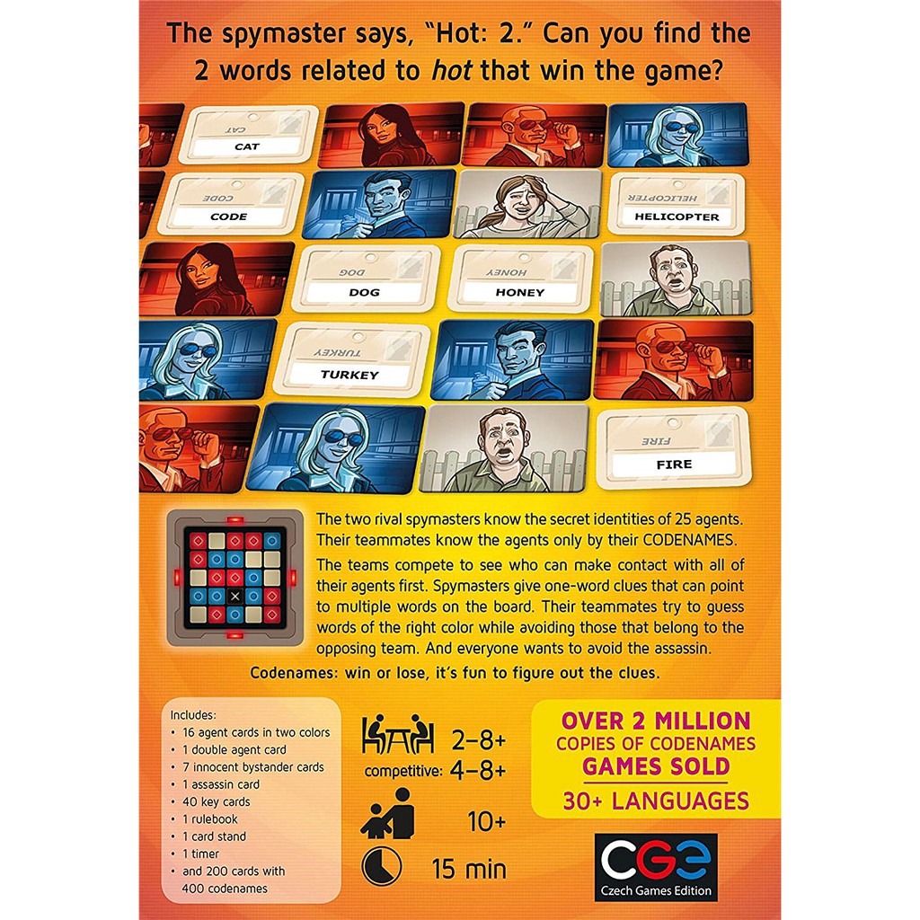Codenames Board Game (ภาษาอังกฤษ) - บอร์ดเกม โค้ดเนมส์ - รูปที่ 5