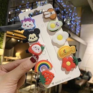 kingshopping A72(ร้านไทย) กิ๊บติดผมรูปการ์ตูน 11ลาย คละลาย(เครื่องประดับสำหรับเด็ก-อุปกรณ์ติดผม)