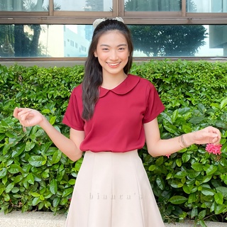 เสื้อคอบัวแขนสั้นรุ่น Collar Tops