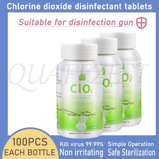 QUAFFZEST CIO2 Chlorine Dioxide Disinfectant Tablet Effervescent Multi-use Sanitizer Effervescent tablet, Food Grade คลอรีนไดออกไซด์ยาฆ่าเชื้อแท็บเล็ตฟู่เอนกประสงค์ Sanitizer เม็ดฟู่เกรดอาหาร