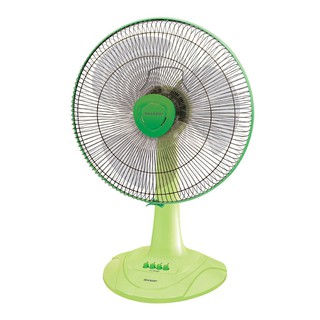 พัดลมตั้งโต๊ะ พัดลมตั้งโต๊ะ 16นิ้ว SHARP PJ-TA163GA สีเขียว พัดลม เครื่องใช้ไฟฟ้า DESK FAN SHARP PJ-TA163GA 16” GREEN